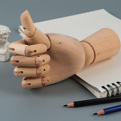 Wooden Manikin Flexible Body Joints Human Figure Puppet Ornament Poseable Articulated