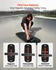 VEVOR Balance Board, 2-in-1 Wobble Board Trainer for Adults, Premium Wooden Balance Training Equipment, with Roller, Magnetic Stoppers, Storage Rack