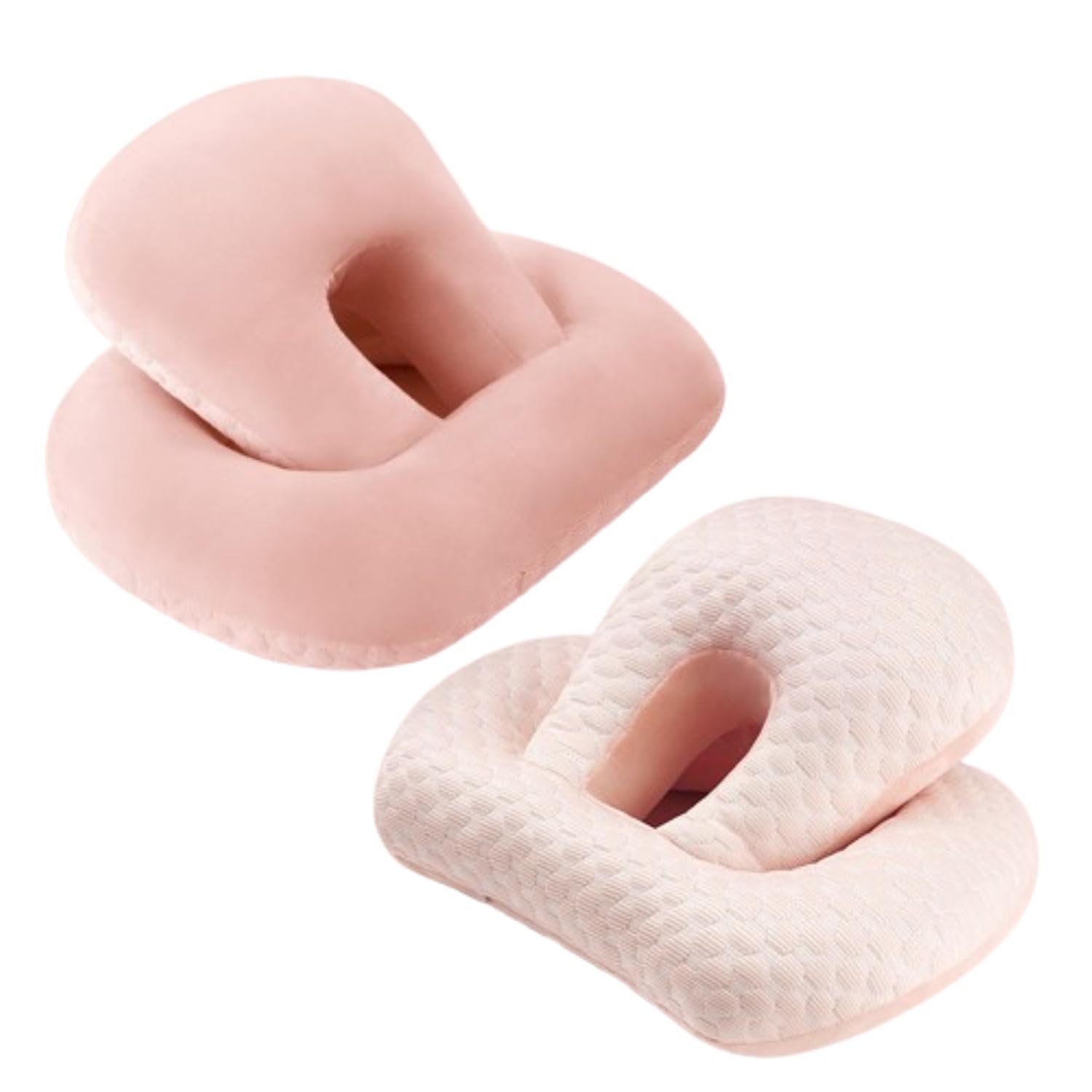 

Crystal Craft Face-Down Pillow, Cushion, Perfect for Naps, Napping, and Relieving Stiff Shoulders, Stylish [Pink]