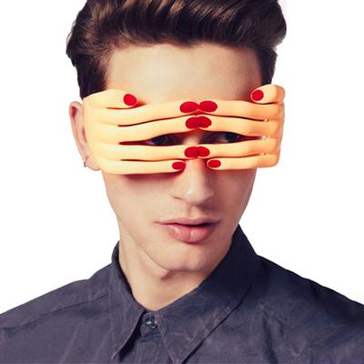 Legrační brýle ve tvaru prstů maska ​​na oči Halloween Masquerade Cosplay Party Prop