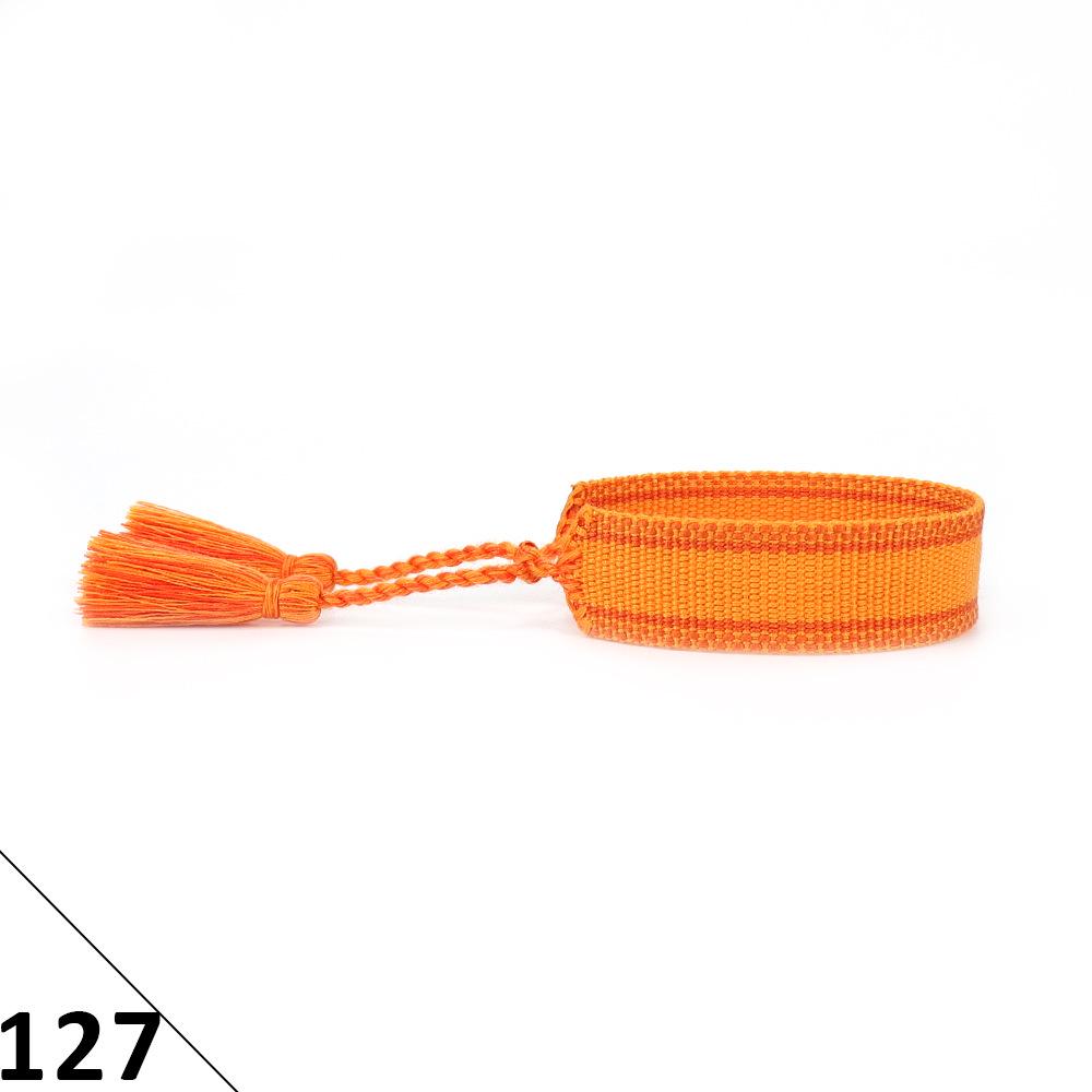 Ethnic Style Hand-Woven Polyester Tassel Bracelet
