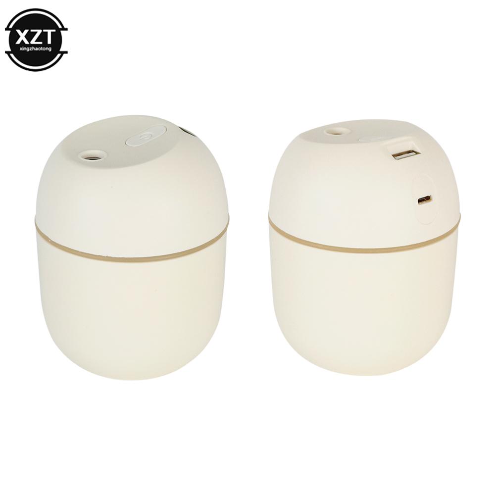 220ml USB Humidifier Atomizer Aroma Oil Diffuser Mute Air Humidifier with Night Lamp for Car Bedroom Cool Mist Sprayer