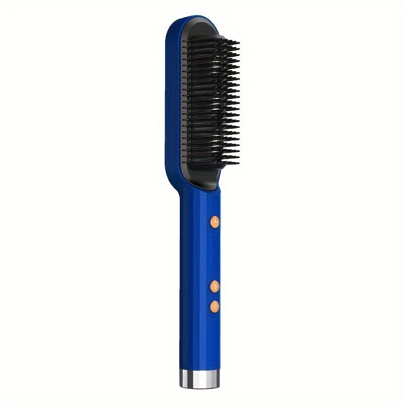 Haarglätter mit mehrstufiger Einstellung, flauschiges und glattes Styling, nasser und trockener Haarglätterkamm mit doppeltem Verwendungszweck, Temperaturregelung