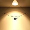 LED Spotlight GU10 Base, High Color Rendering Ra98+, 5W (Equivalent to 50W Halogen), 400LM, 3000K Warm White, Suitable for Enclosed Fixtures, Energy