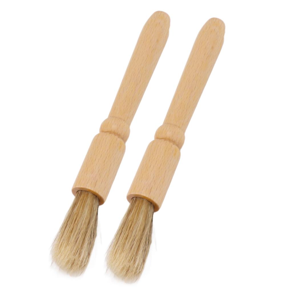 2 szt. Szczoteczka do czyszczenia młynka do kawy Drewniana szczoteczka do czyszczenia blatu stołu do ziaren kawy Narzędzie do kawy