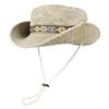 Outdoor Sun Hat Woman Bucket Hat Men Embroidered Vintage Beach Waterproof Fisherman Fishing Cap Summer Foldable Bob Man Panama