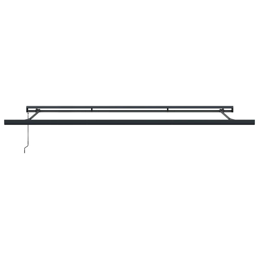 Retractable Awning Red and Black 450 X 300 Cm
