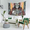Santa Muerte Spanish Tapestry Decoration Art Aesthetic Tapestries for Living Room Bedroom Home Wall Cloth Wall Hanging