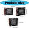 Heavy Duty Freezer Refrigerator Condenser Small Copper Tube Aluminum Fin Air Cooled Water Cooled Cold Storage Radiator