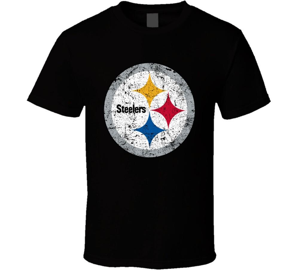Pittsburgh Steelers Distressed T Shirt