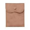 Soft Velvety Jewelry Storage Pouches, 10 Separate Snap-Button Bags for Sorting, Travel Carrying, and Gift Presentation