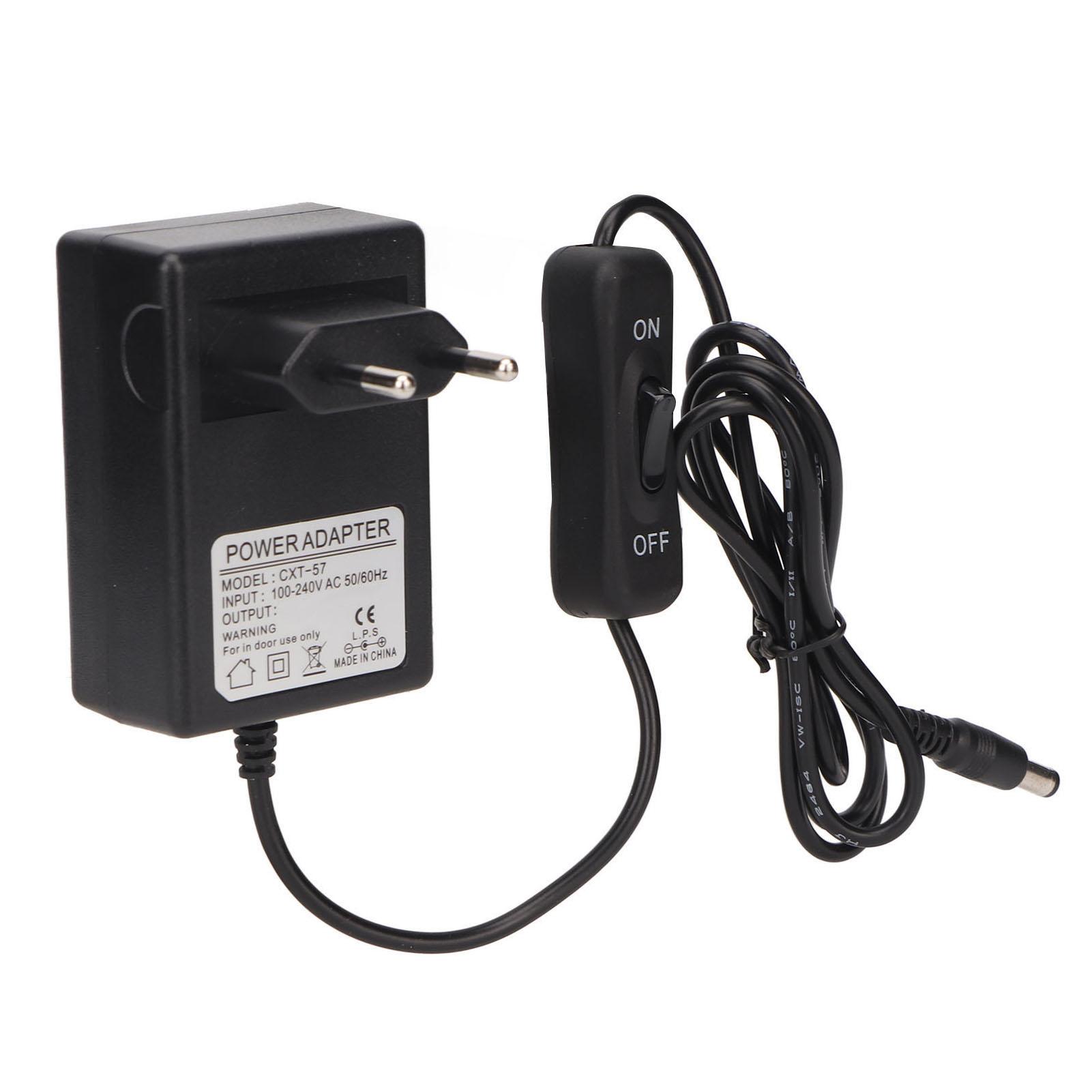 

Адаптер питания 12 В 20 см Игольчатый пенорез Адаптер питания постоянного тока Вилка для оборудования 100–240 В Вилка ЕС EU Plug