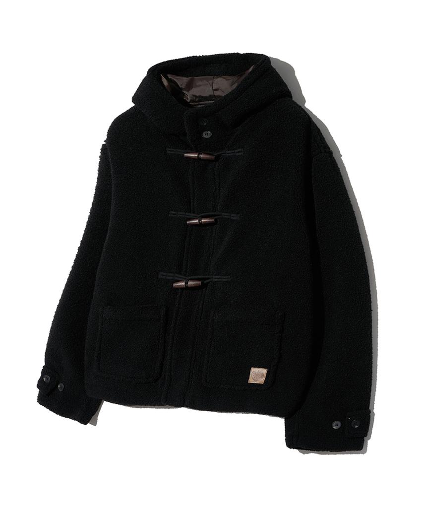 Physical Department Boa Duffle Short Coat_Black
