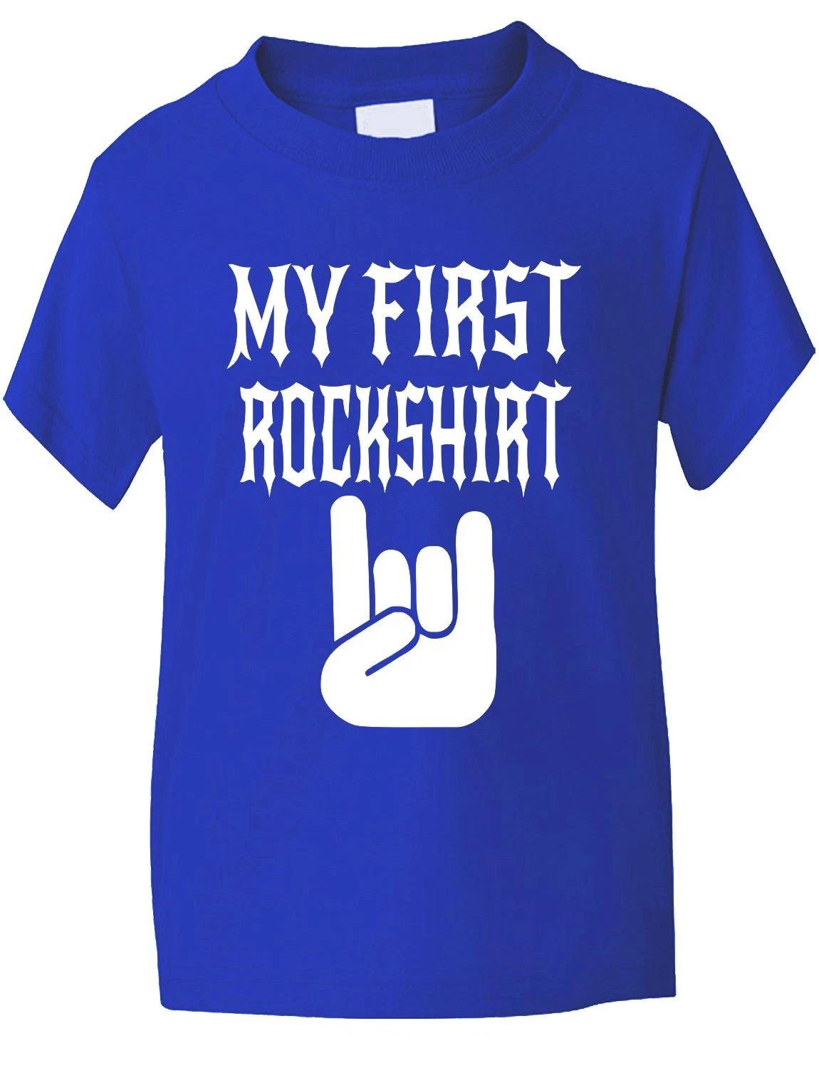

My First Rock Top Music Funny Birthday Present Kids T shirt Age 1-13 S
