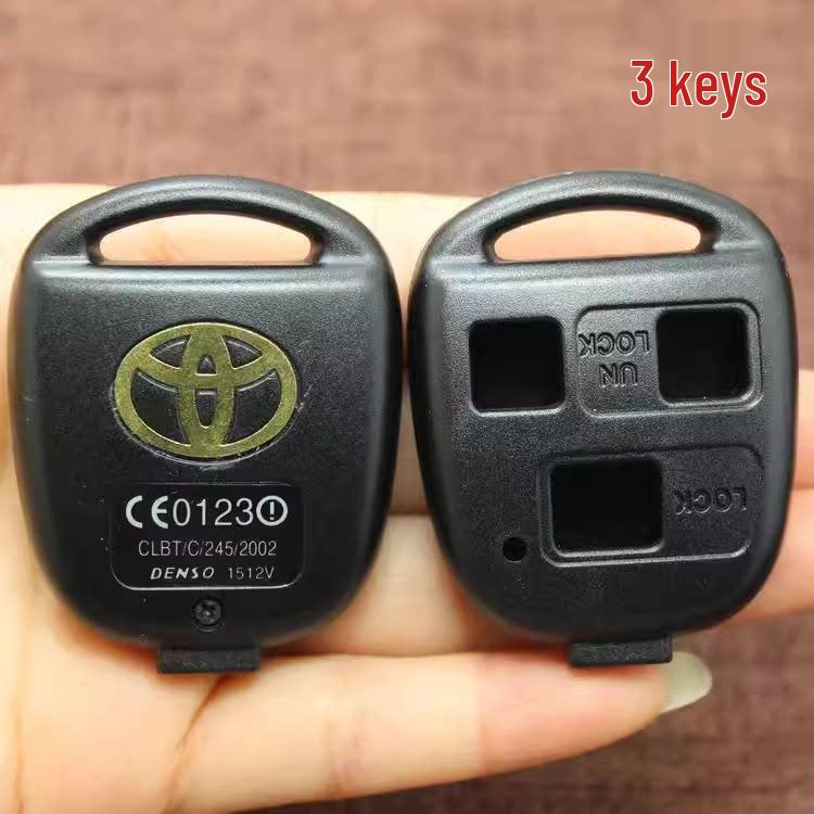Compatible with Toyota Prado, Camry 2.4, Land Cruiser, and Previa car remote key modification.