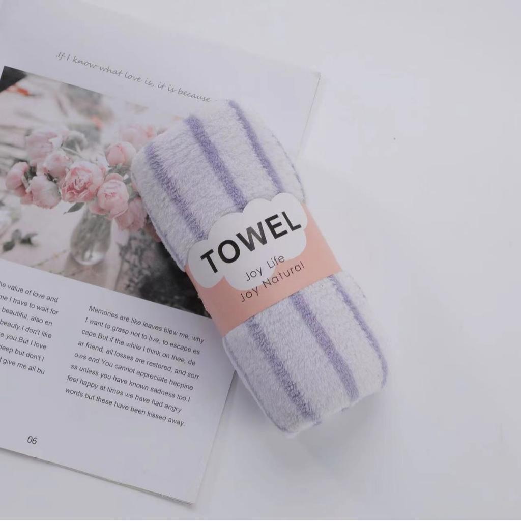 [5 packs of single 30 * 60cm] High-density coral fleece towels are soft and absorb water without shedding hair
