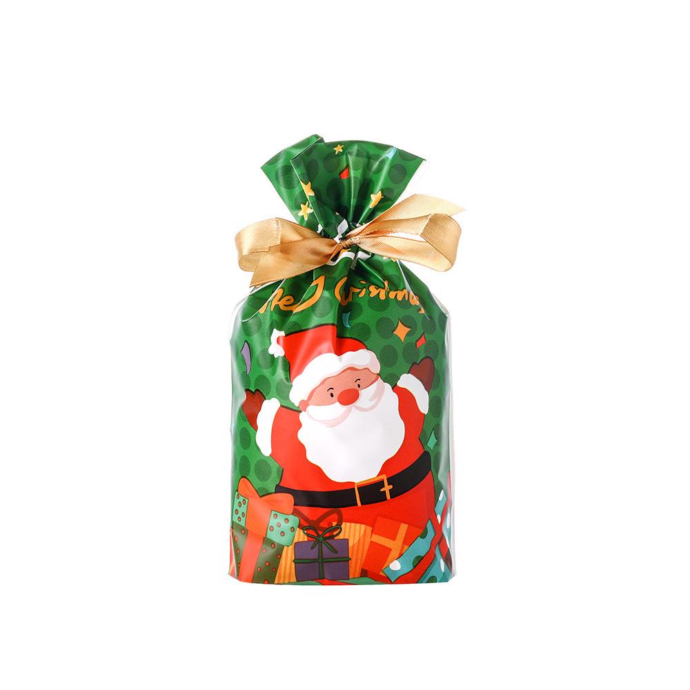 PE Drawstring Closure: Cute Christmas & New Year Gift Bag for Candy & Baking
