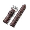 High Quality Genuine Leather Watch Strap 20mm 22mm 24mm 26mm Men Watchband Black Brown Blue Cowhide Leather Wristband Matte Belt