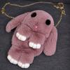 Dead Rabbit Bag Rabbit Bag Diagonal Cross Chain Rabbit Bag Imitation Otter Rabbit Bag Plush Bag One Shoulder Two Shoulder Bag