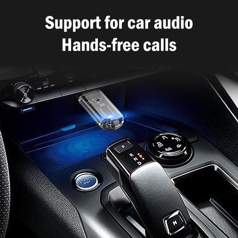 Usb Bluetooth 5.3 Adapter Computer Wireless Bt Music Audio Receiver Connector For Car Computer Speaker Headset