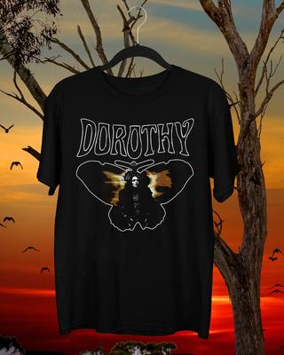 NEUES Dorothy BAND Musik Kurzarm Schwarz Alle Größen T-Shirt AL739