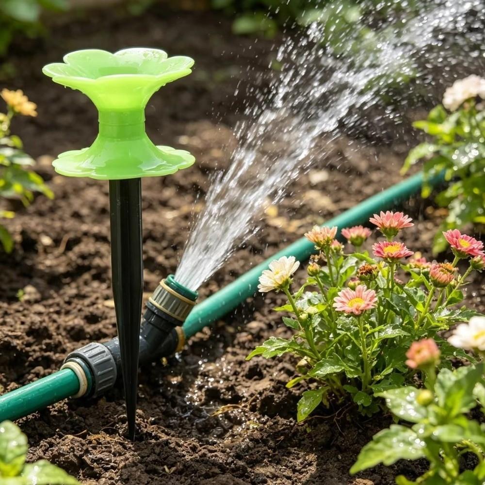 Flower Shaped Garden Hose Guide Directional Protection Lawn Hose Support Hose Holder  Watering