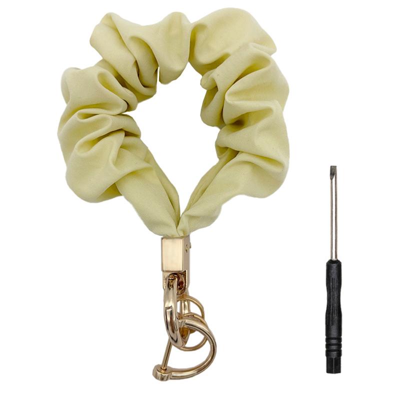 1Pc Car Key Ins Style Hair Band Fashion Pendant Wrist Strap Ladies' Key Chain Acrylic