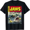 Jaws Pulp Attack Comic Cover Short Sleeve T-Shirt Unisex T-Shirt