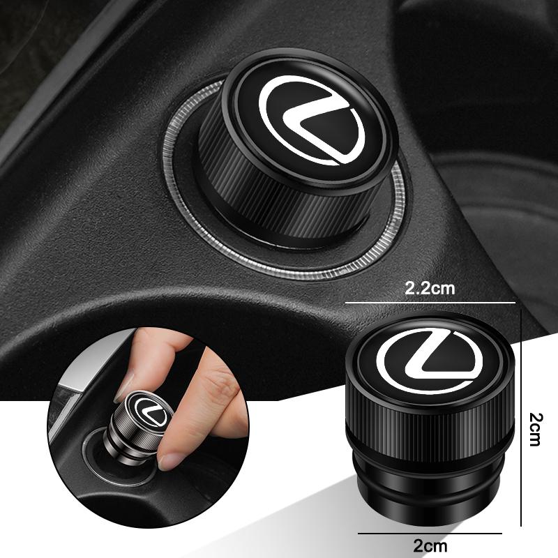 2026 Hot Interior Stickers Car Cigarette Lighter DustProof Cover Decoration Protect Cap For Lexus ES RX NX LS UX LM LX GX LC RZ