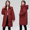 Winter 2025 New Detachable Hat Cotton Jacket Mid-length Casual Plus Size Cotton Jacket Women's Loose Padded Jacket Thickened