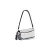 Coach Studio 20 Logo Large Sequin Flap Lock Leather Baguette Crossbody Bag Small Women Bags Silver CM428-LHSLV