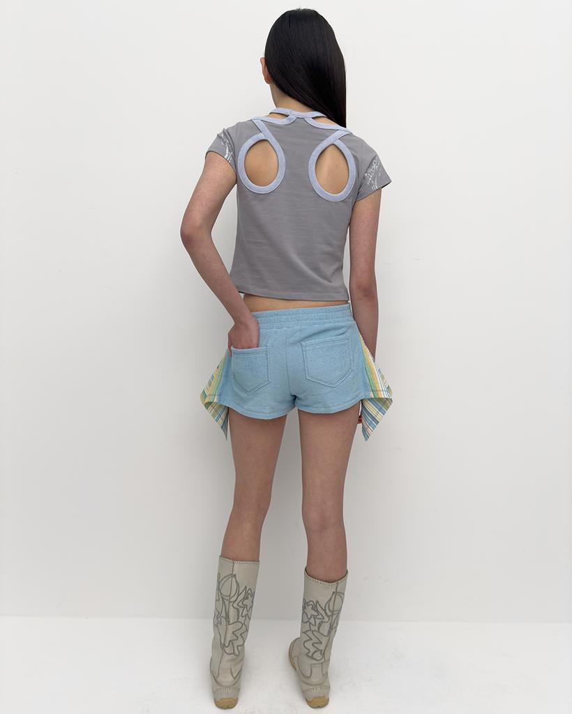 Pyule Hanky Shorts Baby Blue