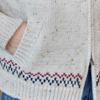 MAXZA Nordic Snow Knit Zip Cardigan Ze12qd003na