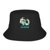 Monster Hunter  Bucket Hat Rise Zinogre Street Style FisherUnisex Caps For Unisex Casual Fishing Sun Hats Soft Fold Design Cap