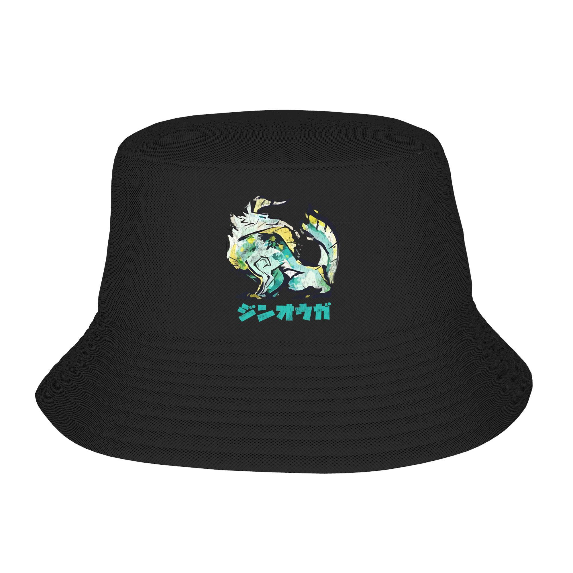Monster Hunter  Bucket Hat For Unisex Women World Rathalos Kanji Icon  FisherUnisex Hats Retro Hunting Caps Foldable Outdoor Sun Hats One Size