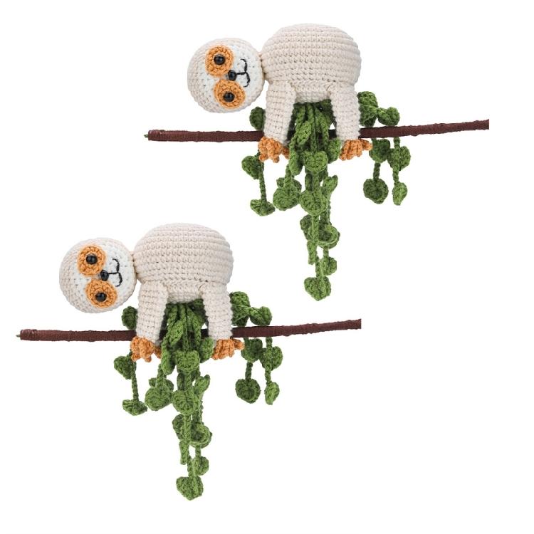 Crochet Kits for Beginners DIY Kintting Cartoon Potted Plant for Crochet Lovers 1