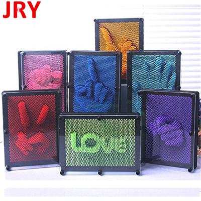 Dětské Dospělé Vtipné 3D Antistresové Klonovací Otisky Prstů Jehlové Malířské Hračky Náhodná Barva