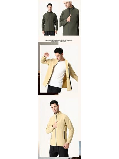 Bird's Men's Waterproof Softshell Windbreaker Jacket with Stand-Up Collar