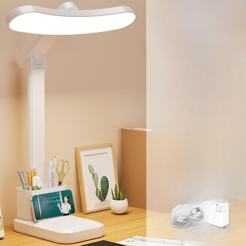 Full Spectrum Led Desk Lamp With Touch Control For Student Study And Dorm Room Decor