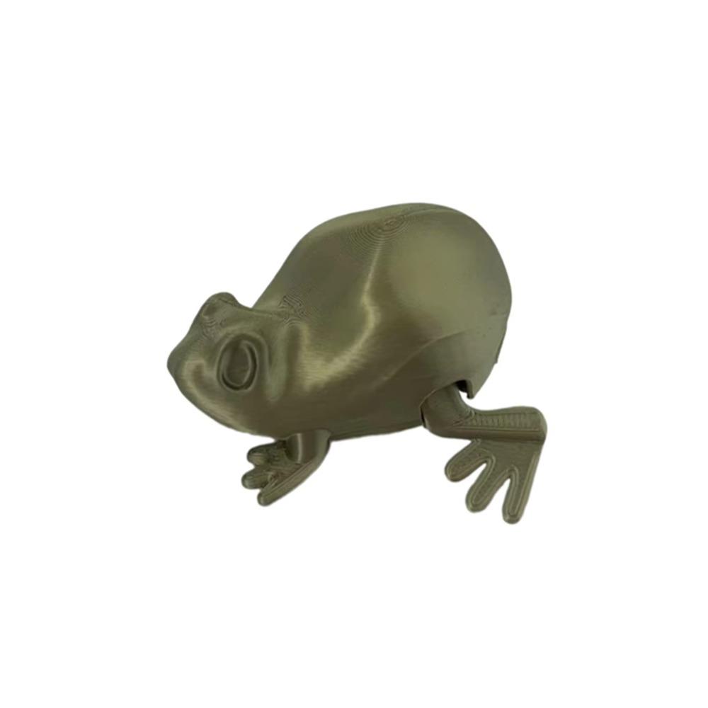 Movable 3D Printed Frog Model Realistic Mini Frog  Figurine  Children Girls Boys