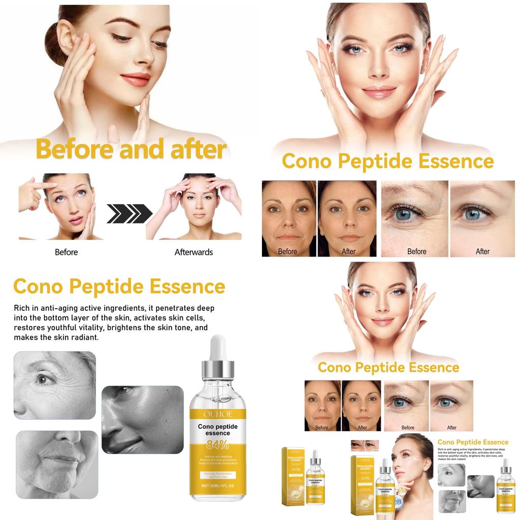 Ouhoe Revitalizing Serum For Diminishing Fine Lines And Brightening Skin Hydrating Moisturizing Formula 30ml