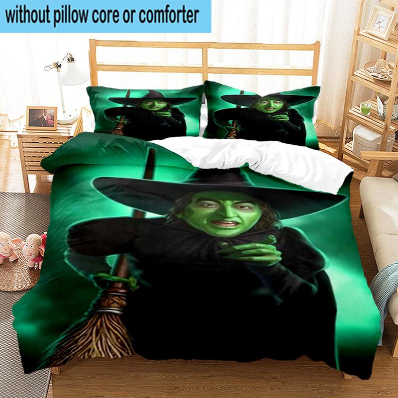 3PCS Wonderful Wizard Adventure 3pcs Bedding,Including 3PCS Duvet Cover And 2pcs Pillowcases Perfect for Christmas,Ideal for Bedroom, Dormitory