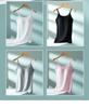 Modal Summer Camisole with Thin Straps and Built-In Bra
