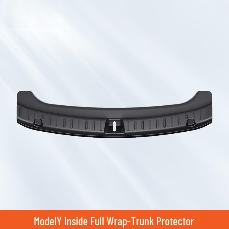 Tesla Model Y Kofferraumschutz & Kohlefaser Heckklappenschweller