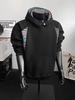 Color Block Embroidered Patchwork Hoodie - Autumn American Style Heavyweight Jacket for Couples