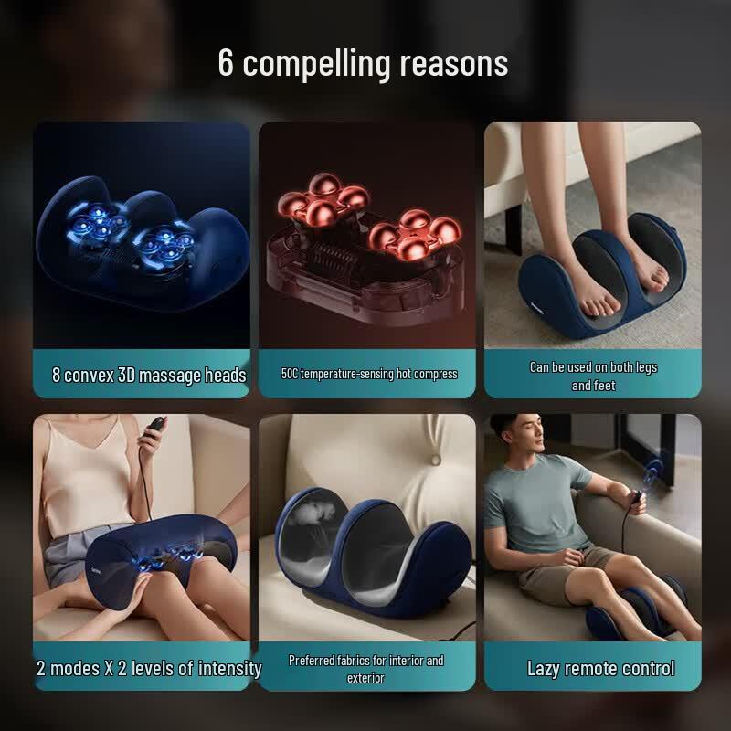 Aux Heated Foot and Leg Massager CN Plug (adapter Included)