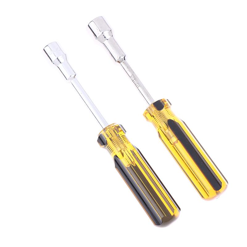 4/5/5.5/6/7/8/9/10/11/12/13/14Mm Hex Socket Head Handle Crv Shaft Nut Screwdriver Nut-Wrench M3 M4 Screwdriver Casing Batch Hand