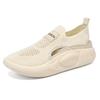 Women's Hollow Eyelets Thick Bottom Sneakers Flat Summer Sports Outdoor Running Shoes