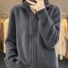 Sweaters Coat Cardigan for Women Autumn Winter Large Size  Loose Long Sleeve Cardigan Thickened Sweaters Jacket