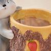 Gardening Multifunctional Pen Holder Cartoon Animal Ornaments Makeup Brush Holder  Home Decor